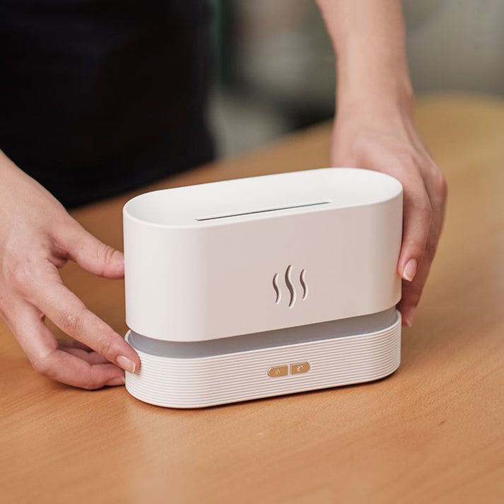 🎊2022 Essential Oil Aromatherapy Flame Diffuser ⭐️⭐️ Silent humidifier🎊-EchoDecor