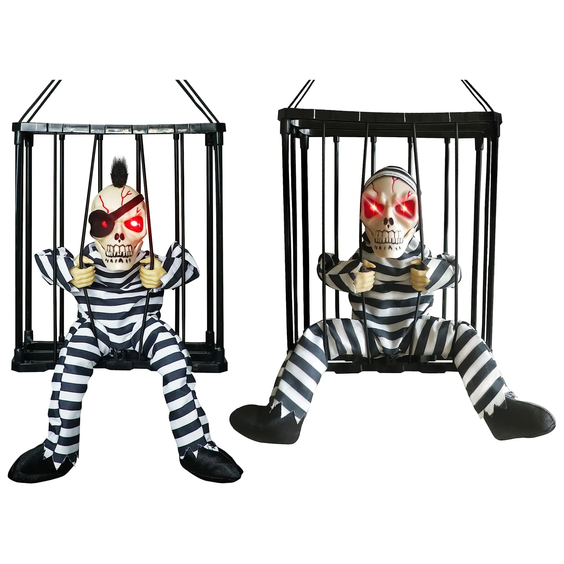 🎃Early Halloween Sale - Glowing Motion Skeleton Prisoner-EchoDecor