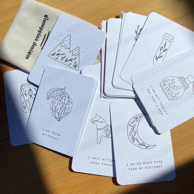 💝 Positive Daily Affirmation Cards Deck-EchoDecor