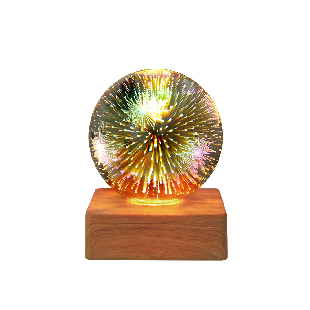 🌟Colorful LED Crystal Ball Night Lamp-EchoDecor