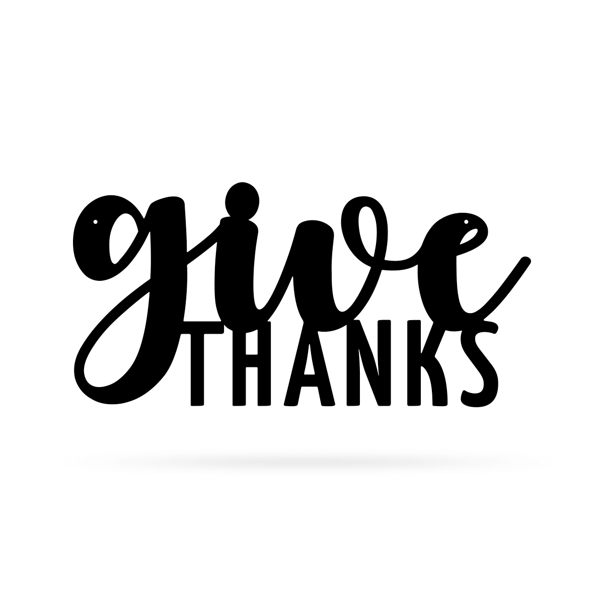 Give Thanks Wall Art-Etcy Decor