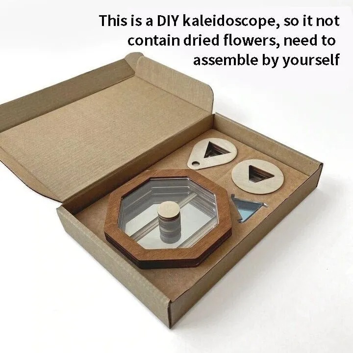 ✨Spring Pre-Sale 50% Off✨Wooden Handmade Kaleidoscope Kit🍀-EchoDecor