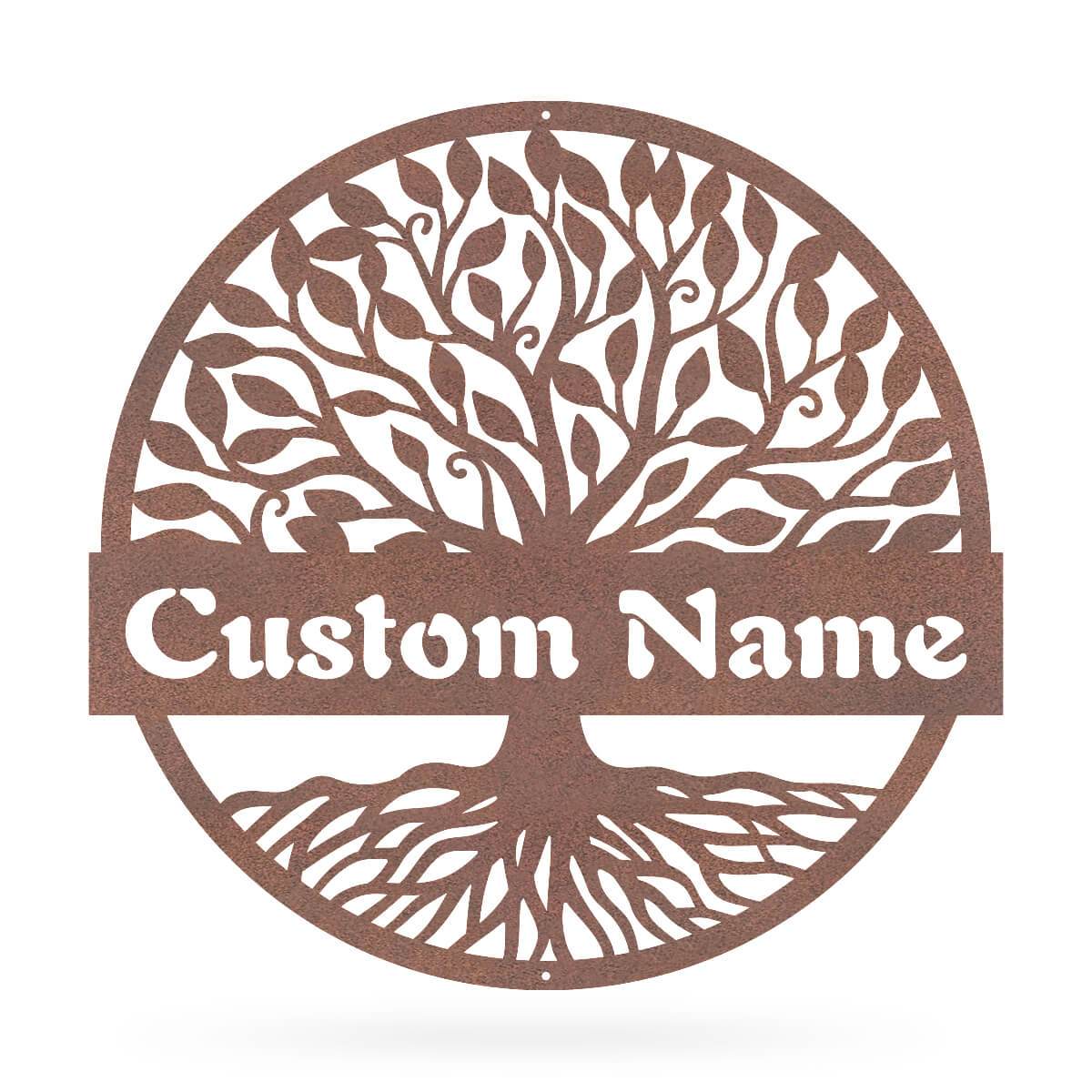 Tree of Life Monogram-EchoDecor