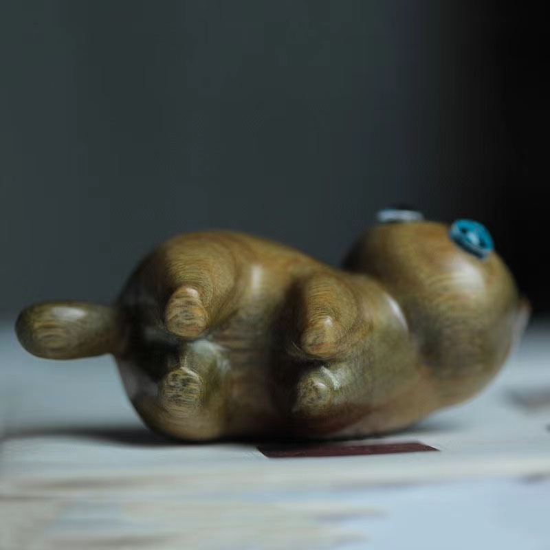 😸Handmade Wood Carved Cats-50% Off-EchoDecor