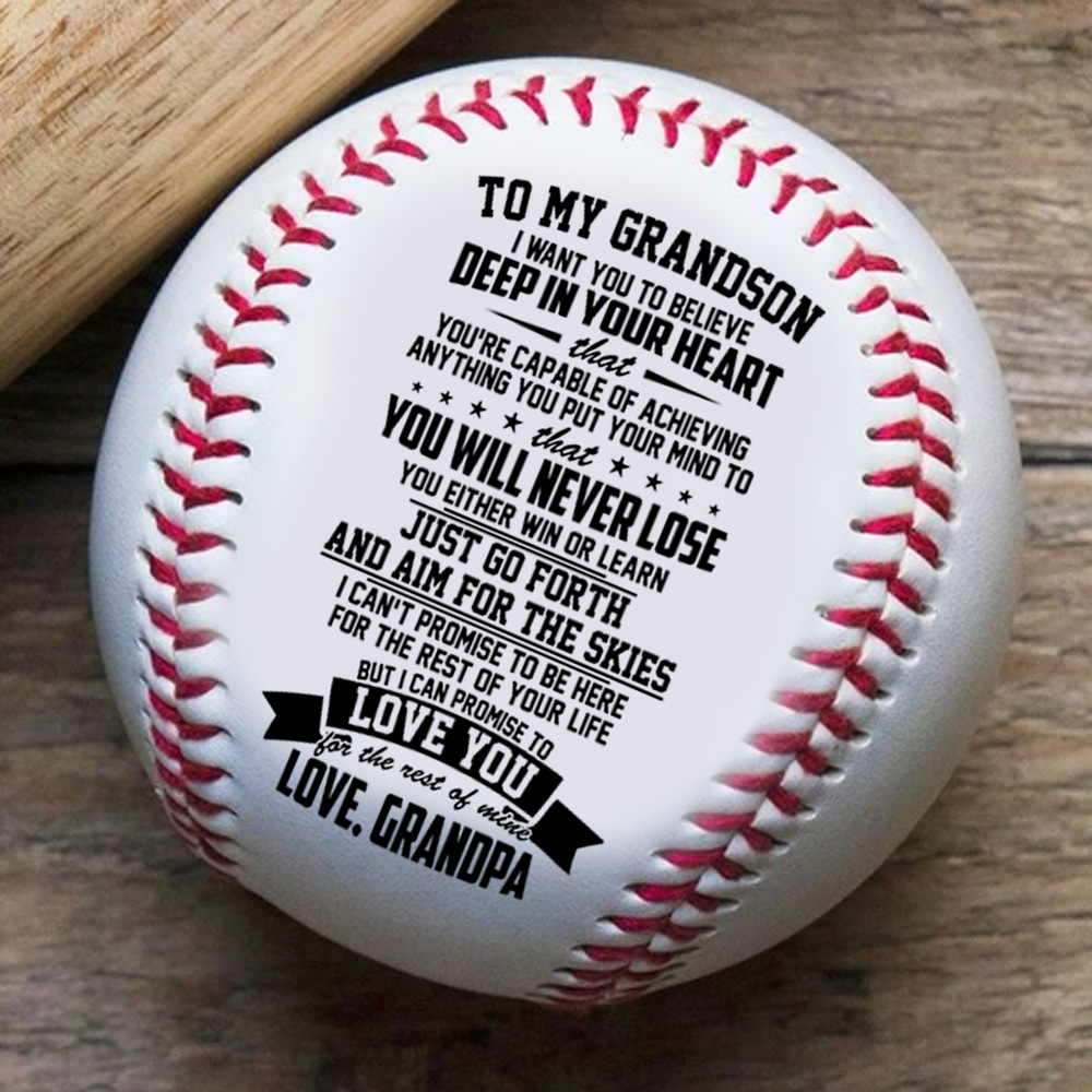 To My Grandson Never Lose Baseball