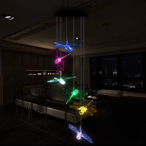 Solar-Powered Dragonfly Lights-EchoDecor