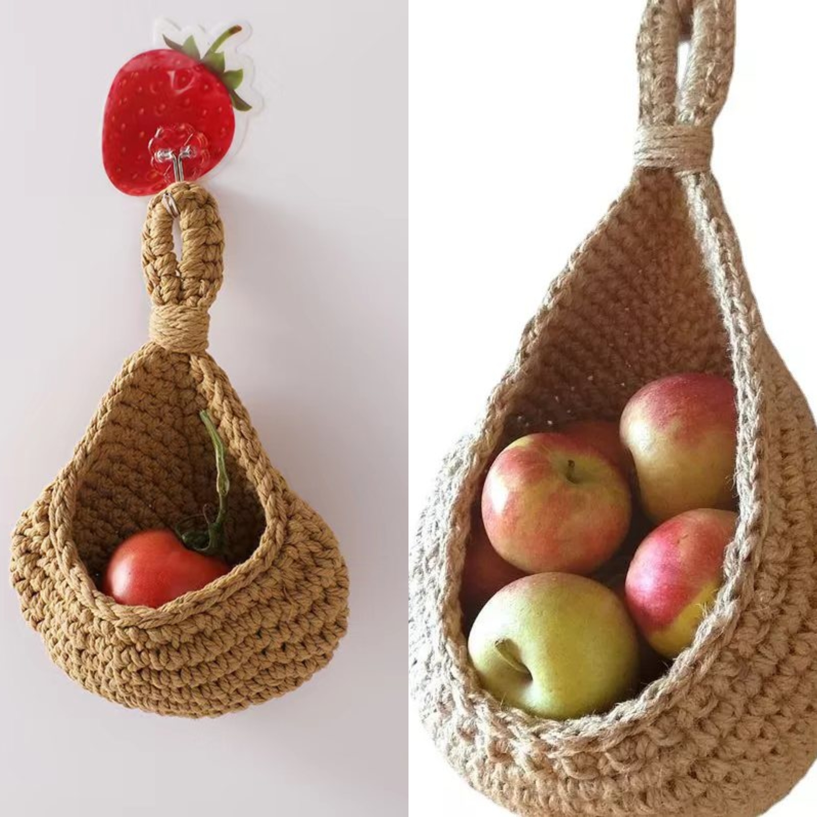 Hanging Wall Vegetable Fruit Baskets-EchoDecor