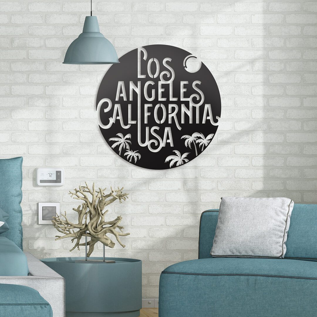 Los Angeles Metal Décor-EchoDecor