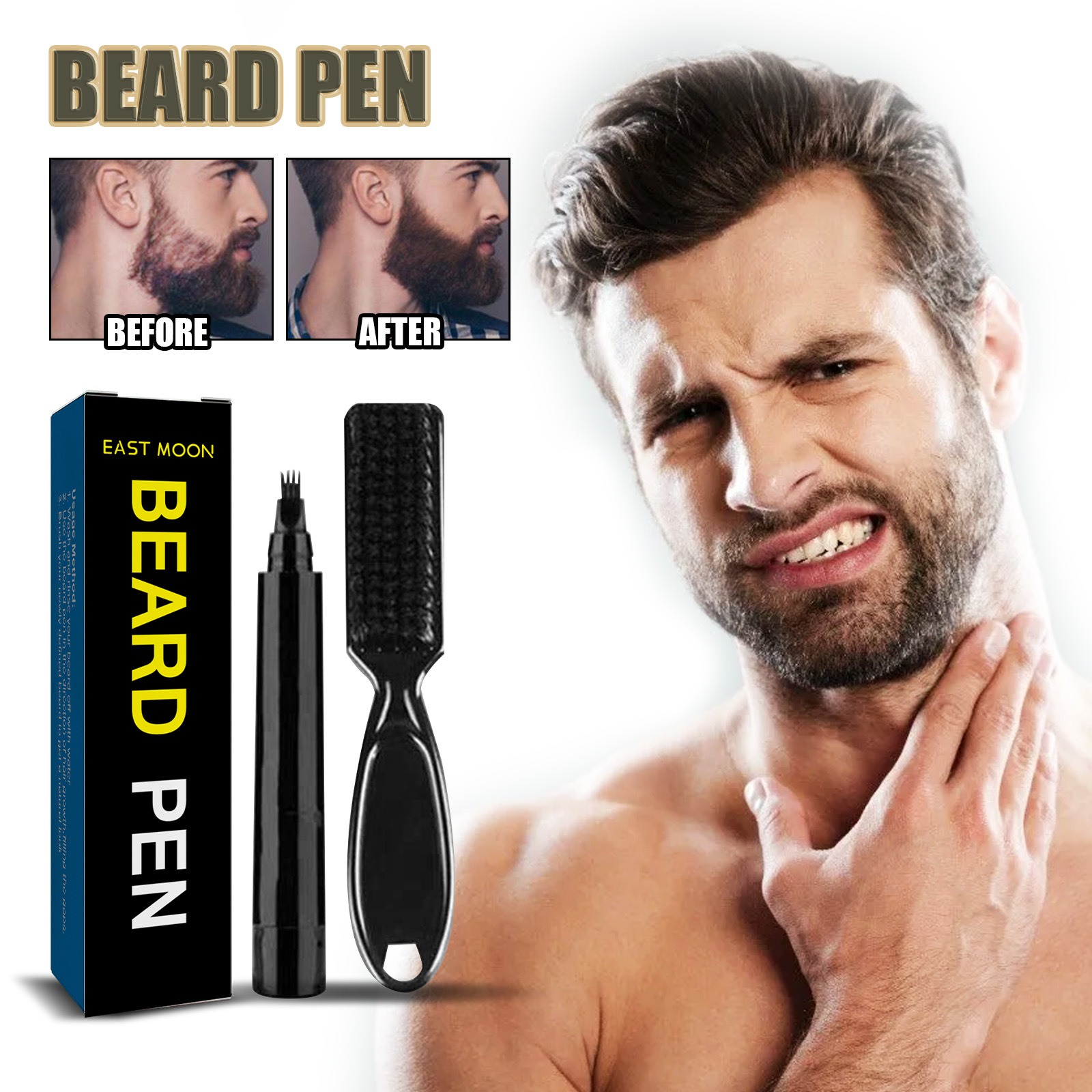 Beard Pencil Filler + 1 Free Brushes-EchoDecor