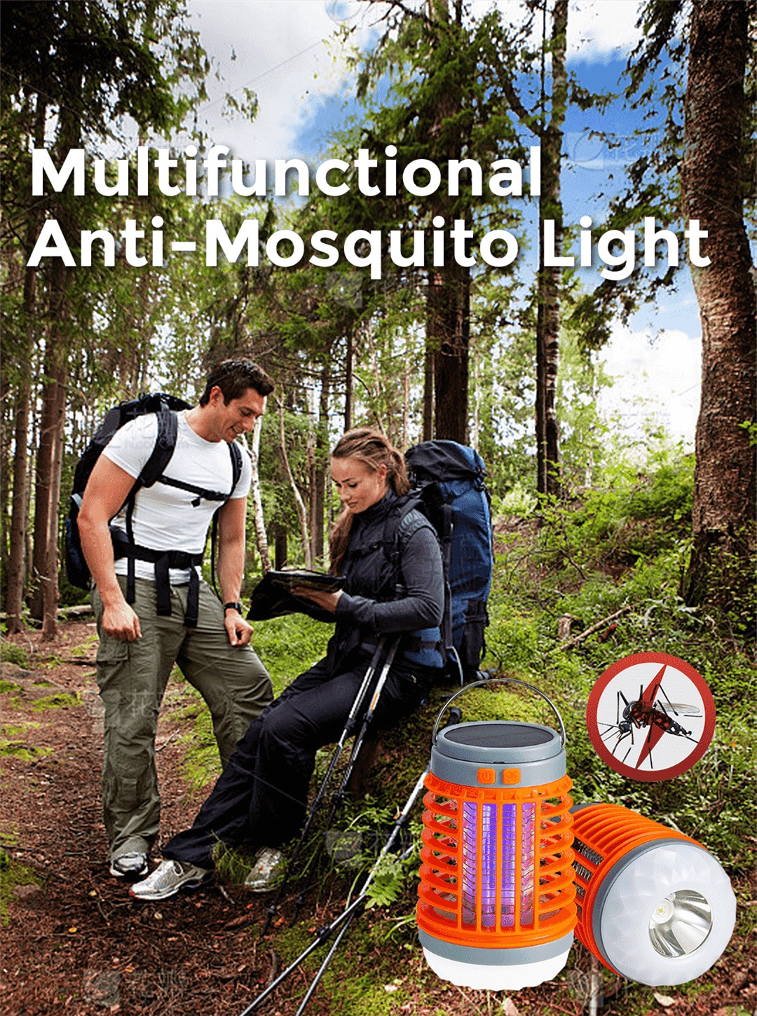 2023 New Upgrade Multifunctional Solar Anti-Mosquito Light-EchoDecor