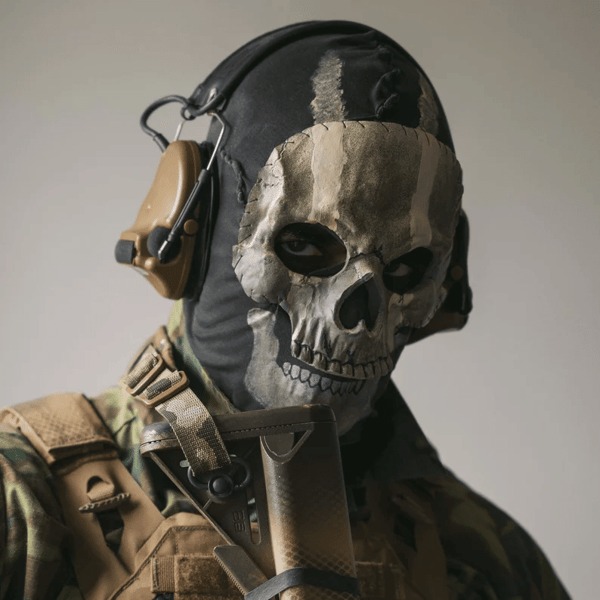 💀COD MWII Ghost Mask 2023-EchoDecor