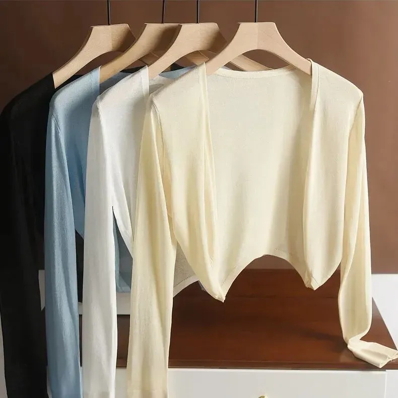 🔥2023 SUMMER SALE--WOMEN'S THIN ICE SILK COAT SHAWL