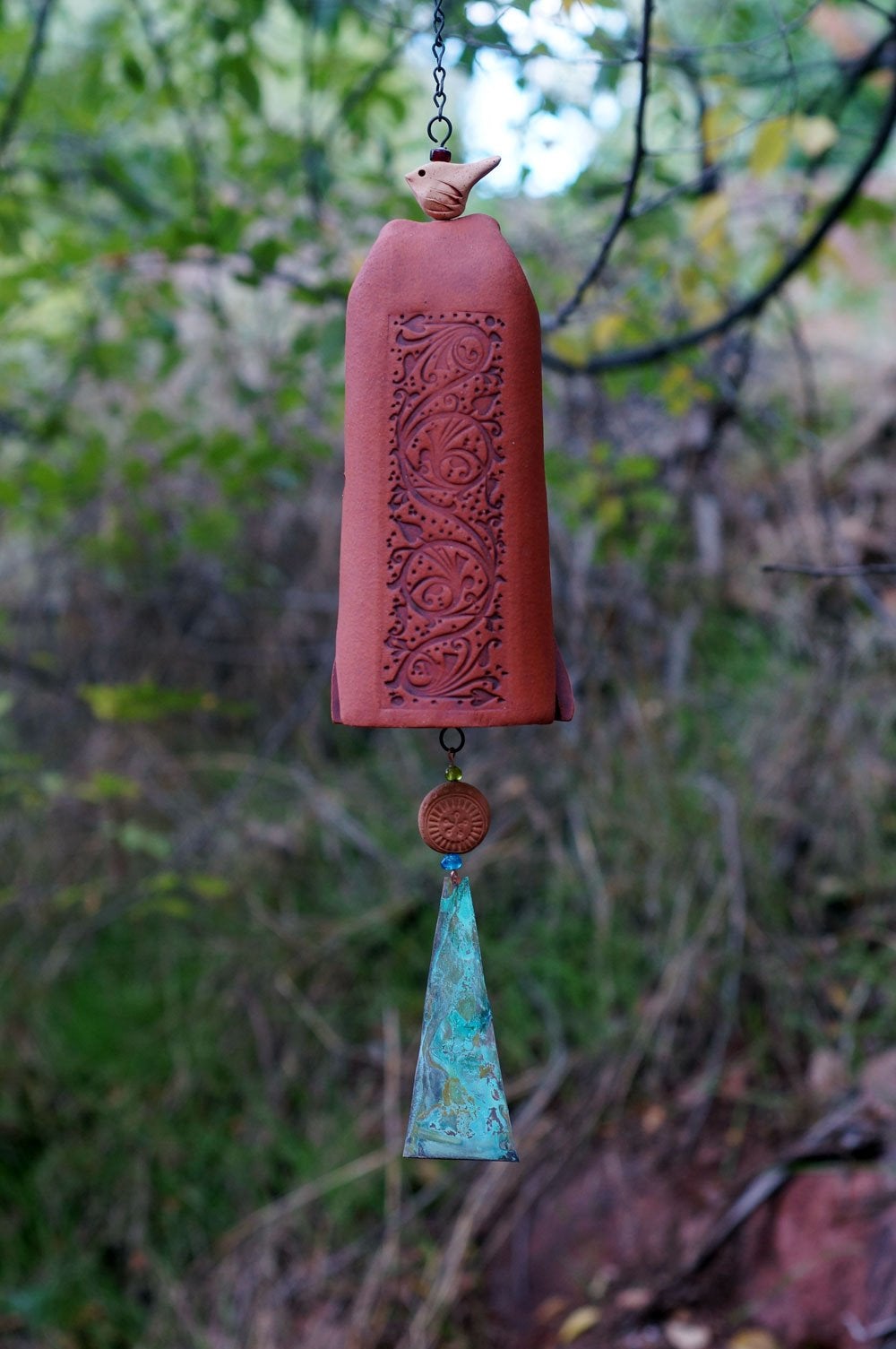 Handmade Ceramic Wind Chime-EchoDecor