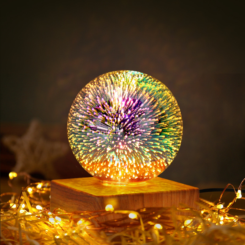 🌟Colorful LED Crystal Ball Night Lamp-EchoDecor