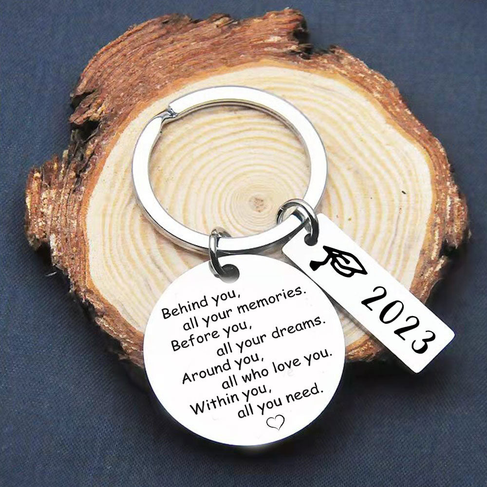 👨‍🎓2023 Graduation Keychain-Within You All You Need💕-EchoDecor