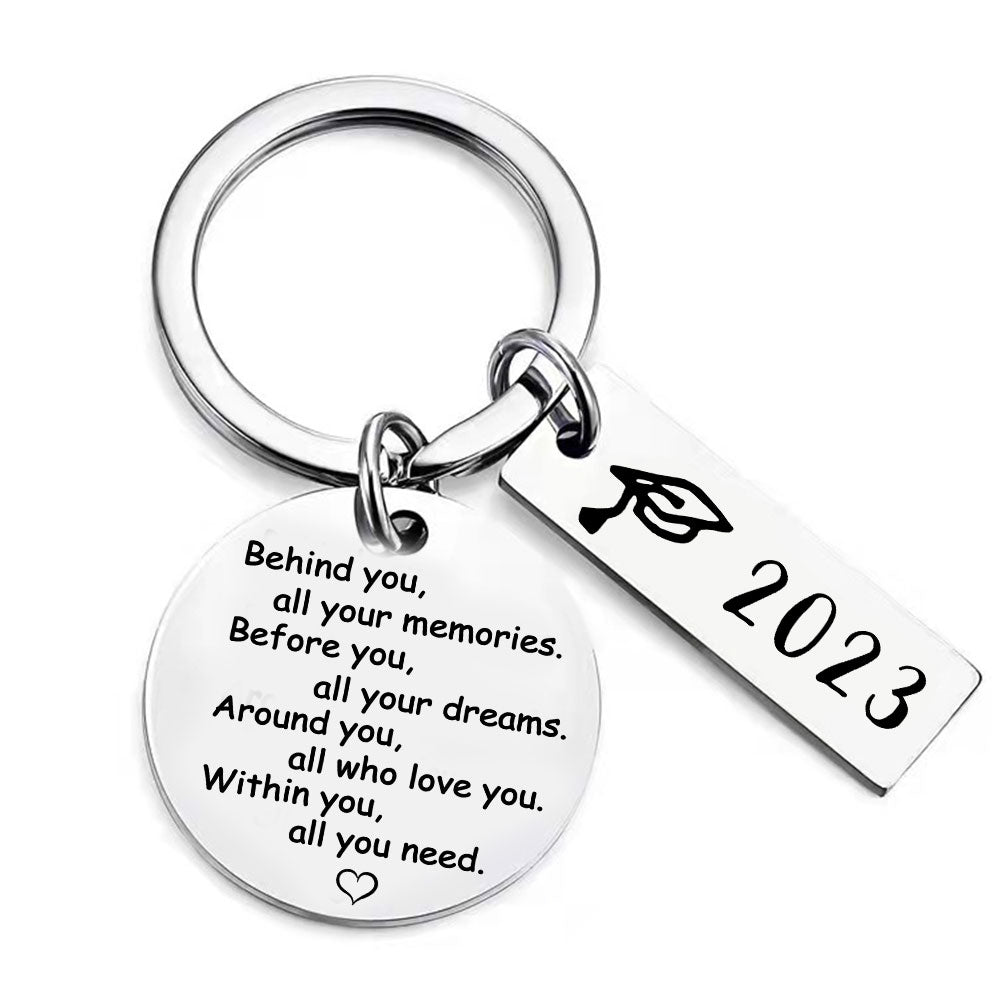 👨‍🎓2023 Graduation Keychain-Within You All You Need💕-EchoDecor