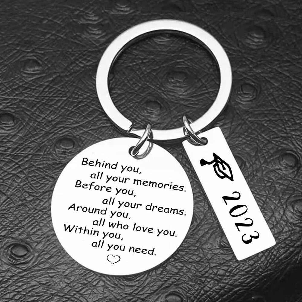 👨‍🎓2023 Graduation Keychain-Within You All You Need💕-EchoDecor
