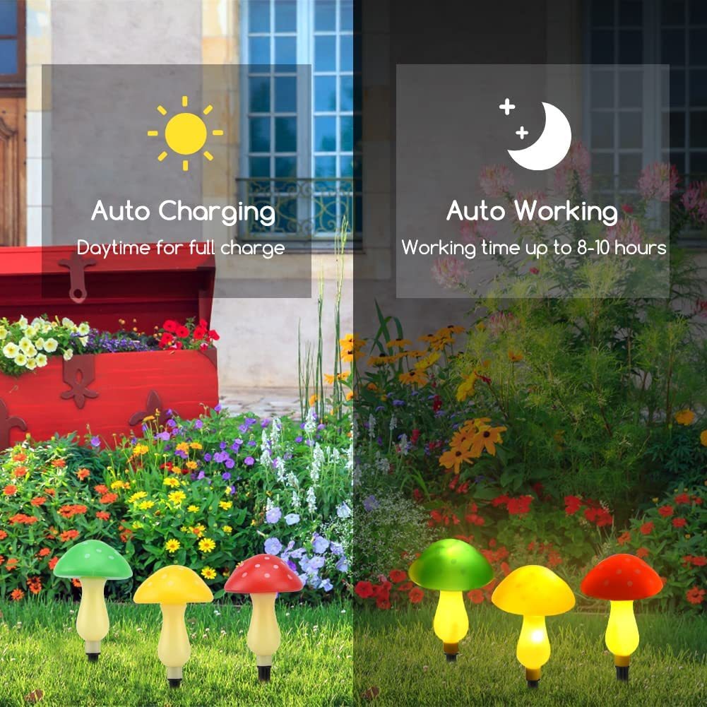 🍄Solar Mushroom Lights Garden Decor-EchoDecor