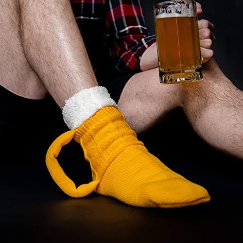🍺Hand Knit 3D Beer Mug Socks-🤣Funny Gift🎁-EchoDecor