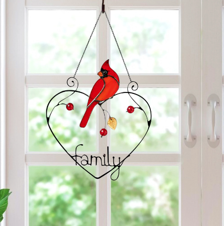 ❤️Cardinal Suncatcher - Gift for Loved🎁-EchoDecor