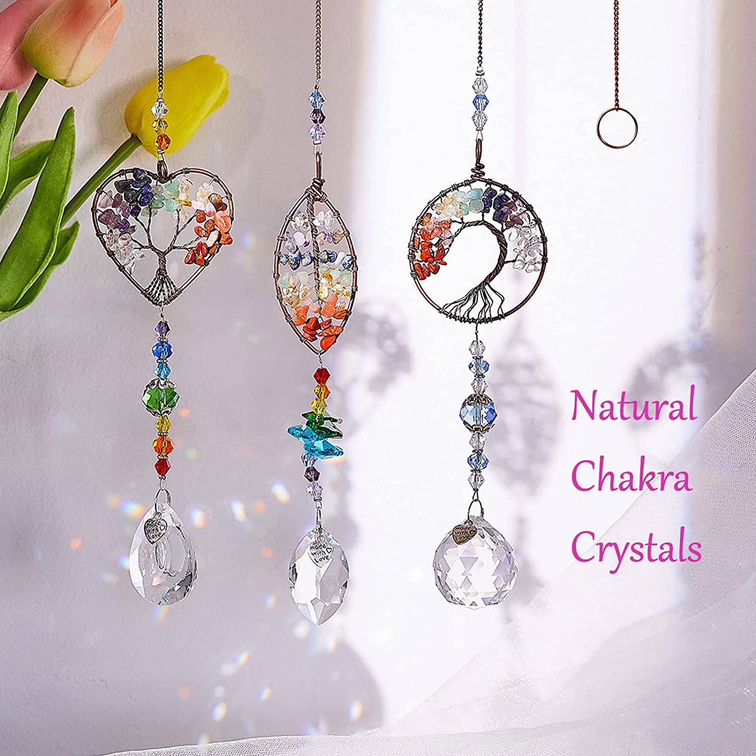 🌈 Crystal Rainbow Window Suncatcher-EchoDecor
