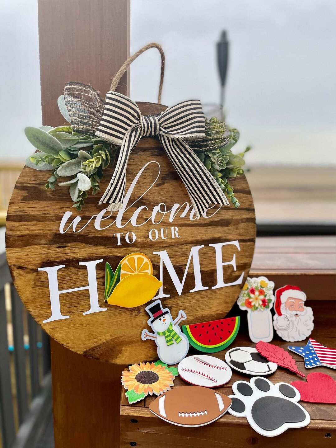 Interchangeable Door Hanging Wreath(With free attachments)-EchoDecor