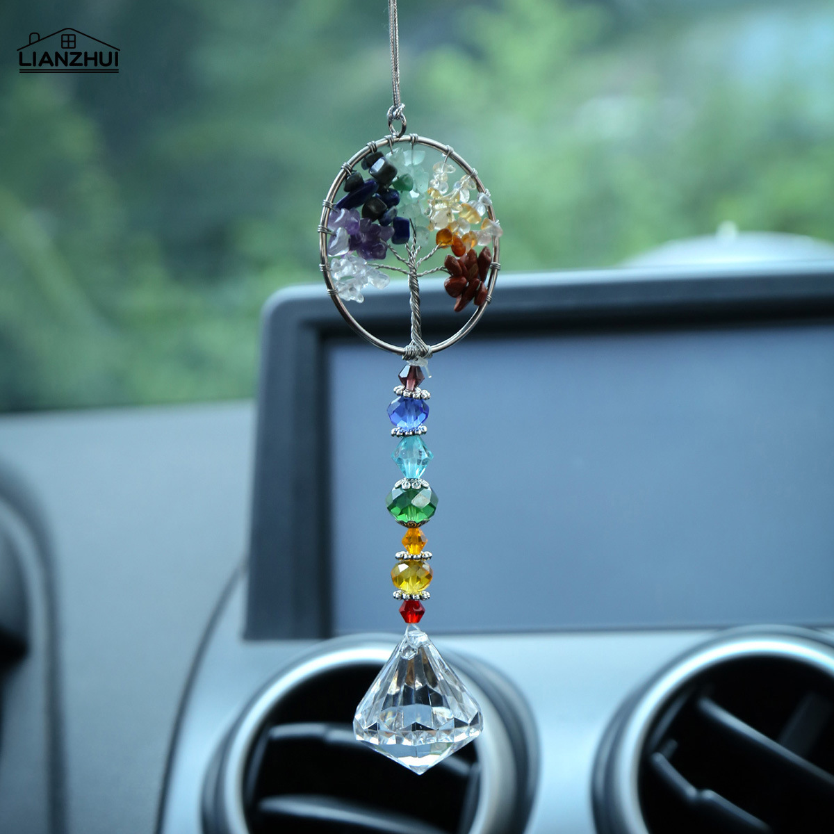 🌈 Crystal Rainbow Window Suncatcher-EchoDecor