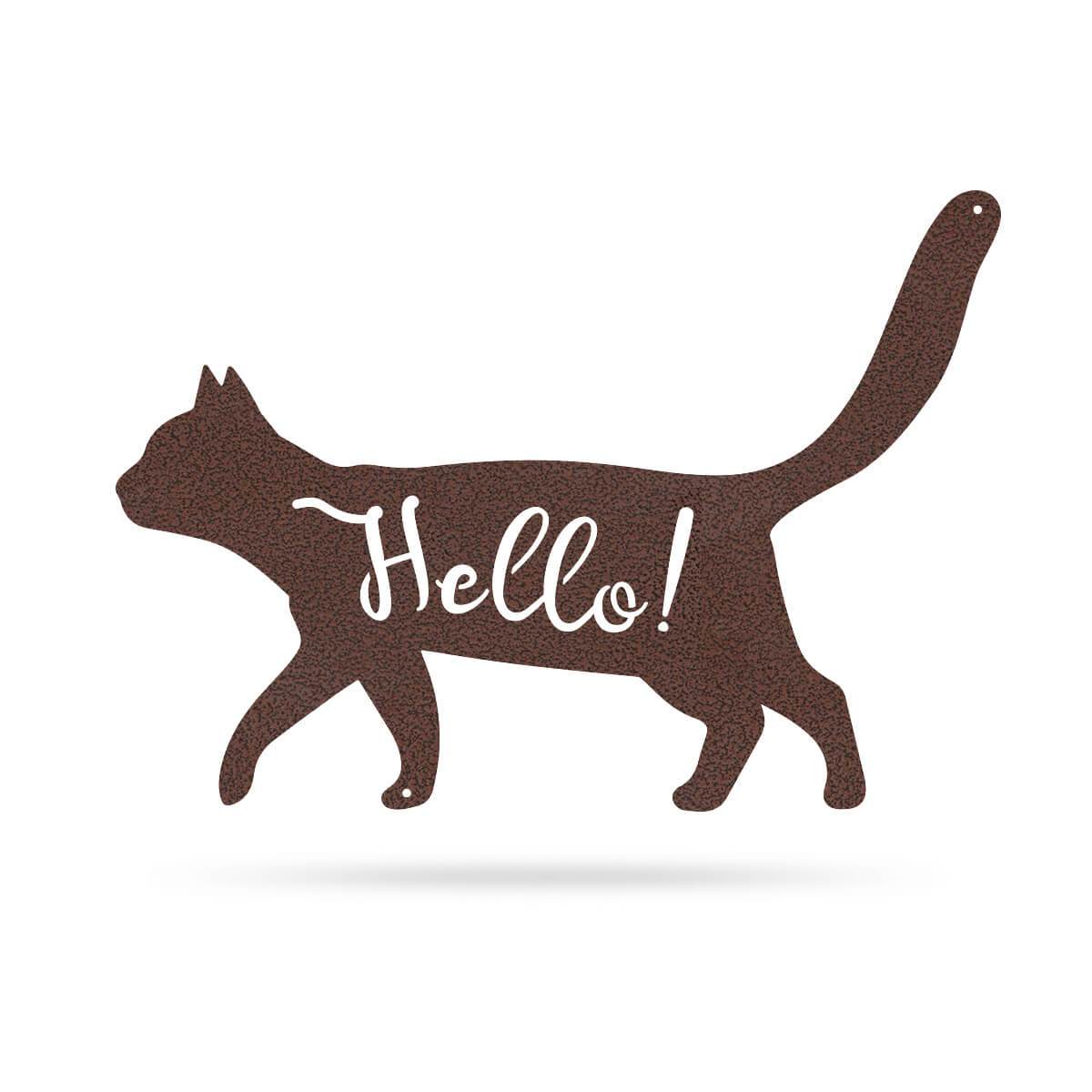 Friendly Cat Wall Art-EchoDecor