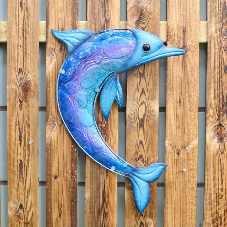 Metal Dophin-EchoDecor
