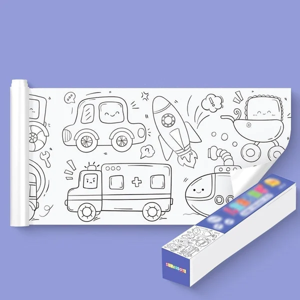 🎁The best gift for kids-49% OFF🔥Children's Drawing Roll-EchoDecor