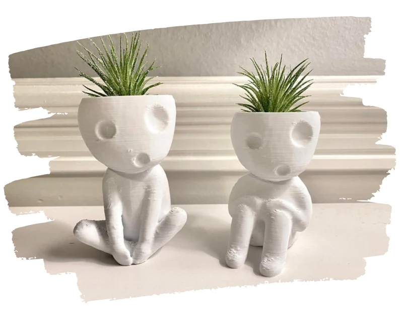 Kodama Planter Cute Japanese Tree Spirits-EchoDecor