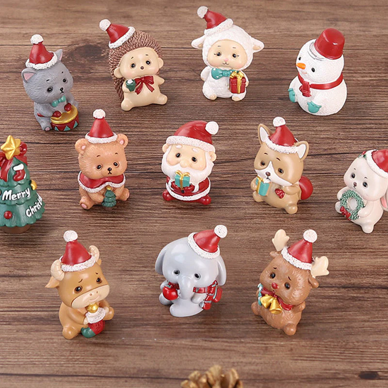 🎄🎅Handmade Animal Santa Ornaments🎉-EchoDecor