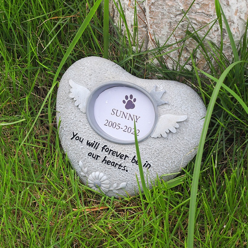 🐶Paw Print Pet Tombstone Cat/Dog Memorial -EchoDecor