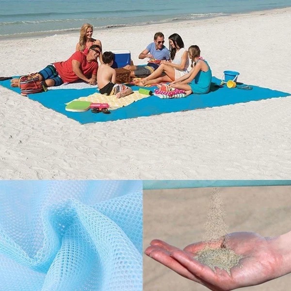 LIGHTWEIGHT SANDLESS BEACH MAT-EchoDecor