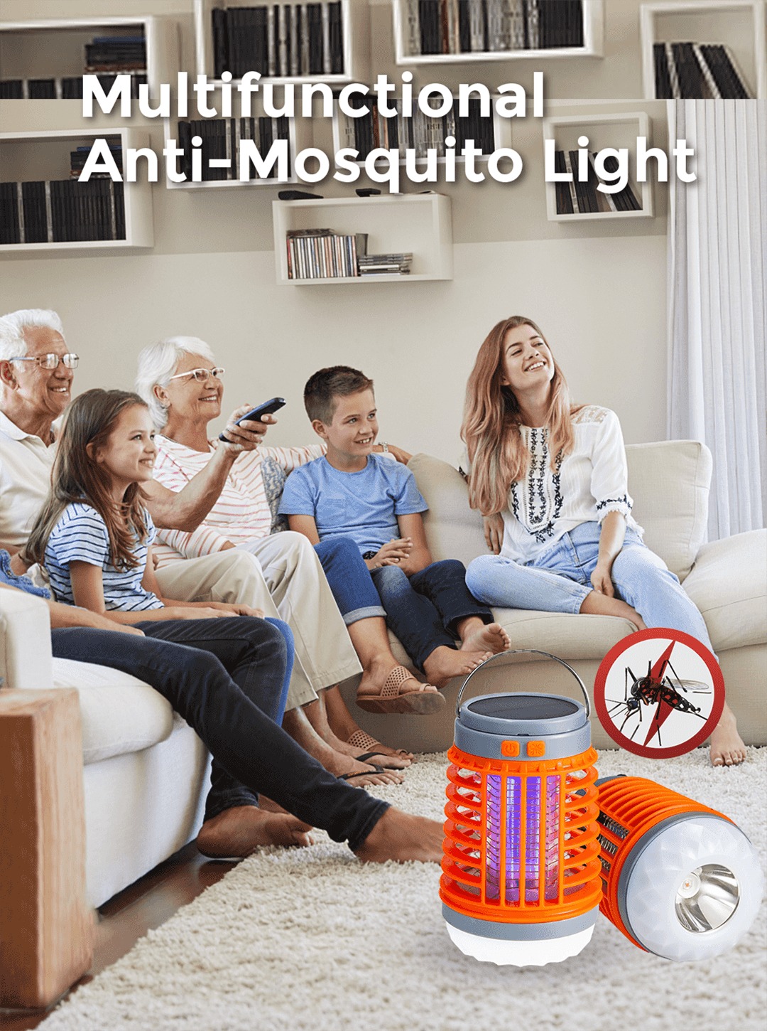 2023 New Upgrade Multifunctional Solar Anti-Mosquito Light-EchoDecor