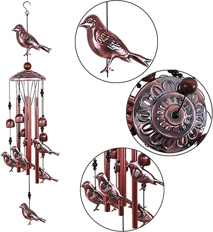 Retro Metal Wind Chime-EchoDecor