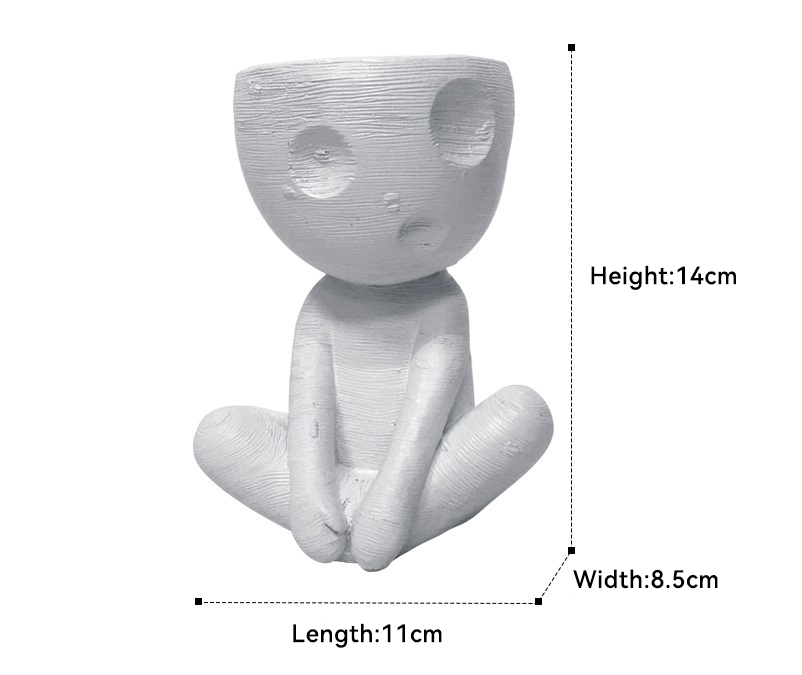 Kodama Planter Cute Japanese Tree Spirits-EchoDecor