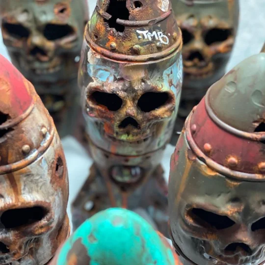 🔥LAST DAY PROMOTION 50% OFF🔥The Skull Bomb - Small Nuclear Warhead Decor☠️-EchoDecor