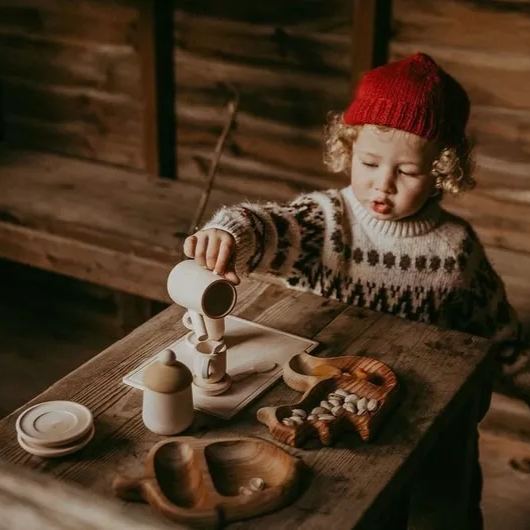 🎄Squirrel Wooden Snack Tray-🐿 Animal Series Squirrel Snacks-EchoDecor