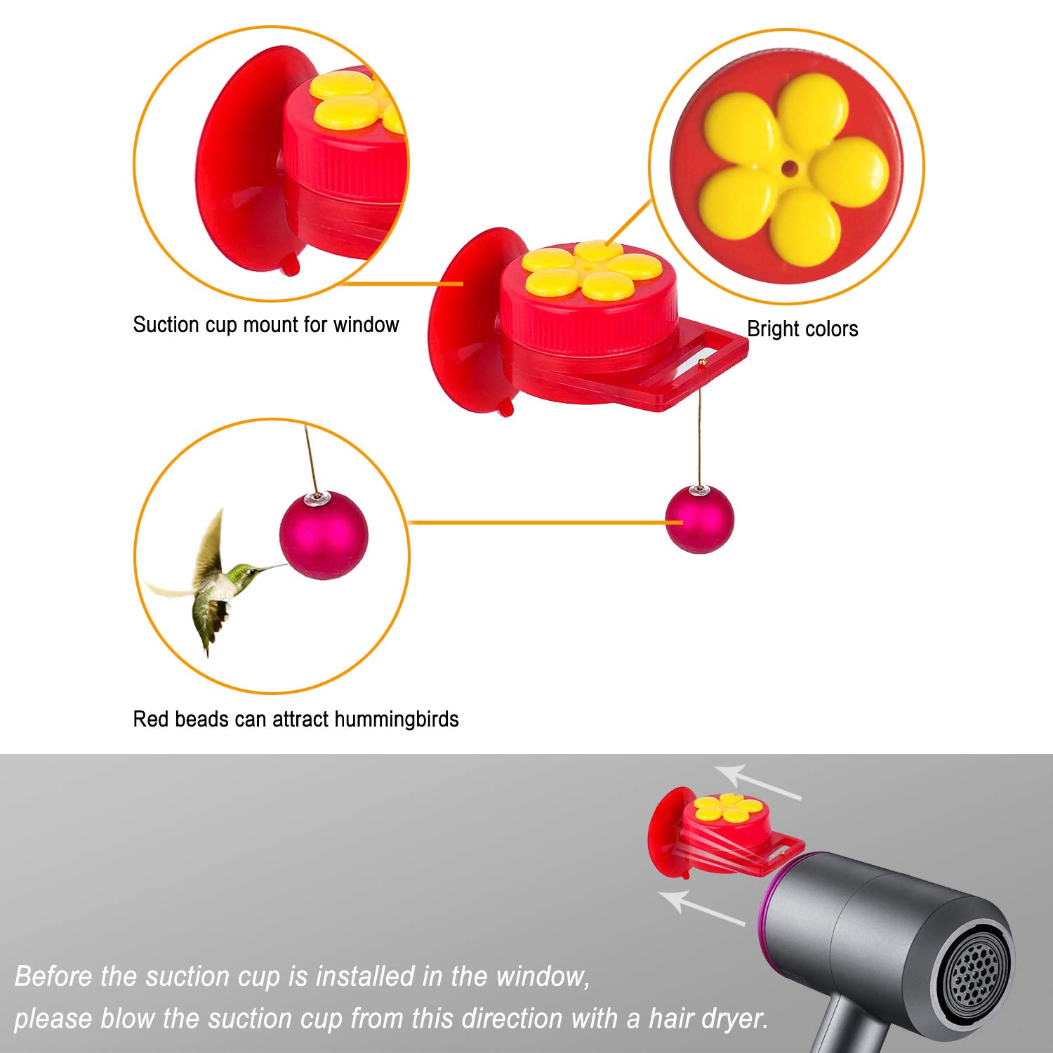 Handheld Mini Hummingbird Hand Feeder-EchoDecor