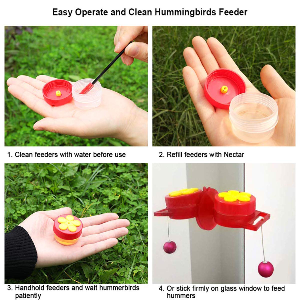 Handheld Mini Hummingbird Hand Feeder-EchoDecor