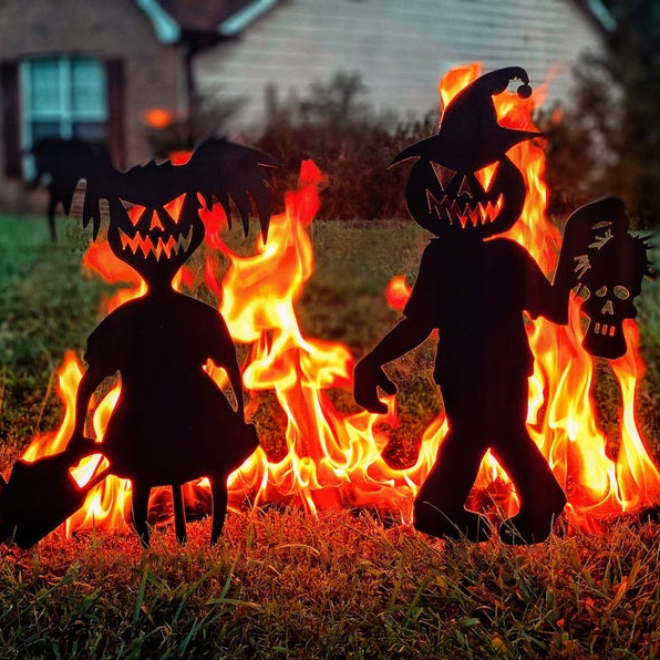Cute and Unique ghost zombies - Halloween yard decor Metal art-EchoDecor