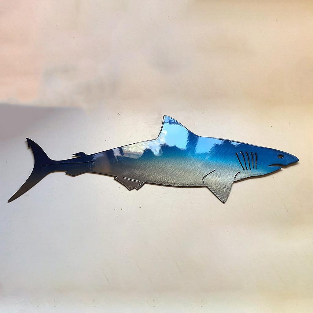 🌊3D Shark Steel Art Decoration🦈-EchoDecor