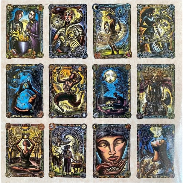 🎅Christma Hot Sale - 2023 Witches Calendar Articles Decor Home -EchoDecor