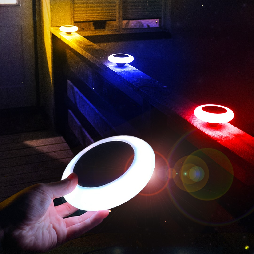 ✨Perfect home upgrade 👍Solar lights outdoor led colorful lights 🌈-EchoDecor