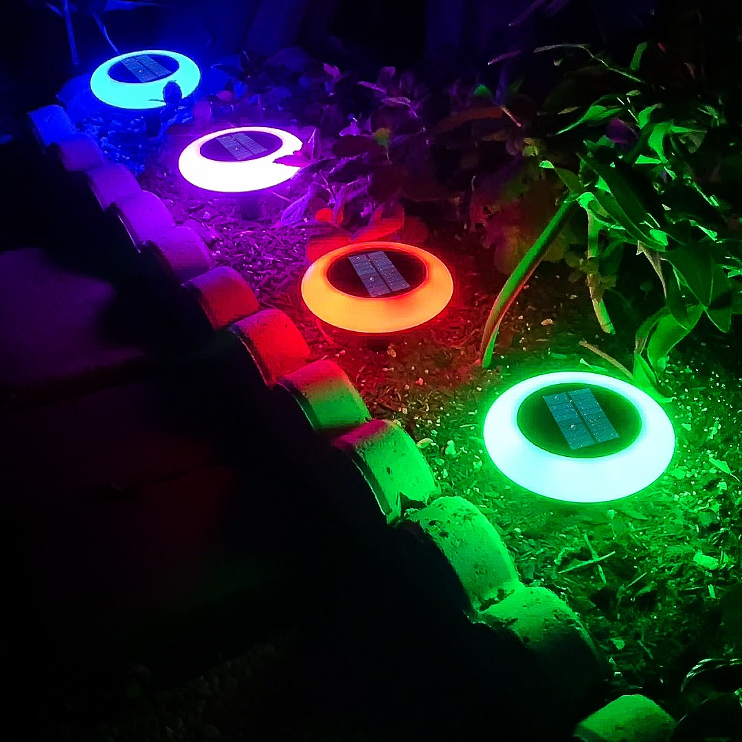 ✨Perfect home upgrade 👍Solar lights outdoor led colorful lights 🌈-EchoDecor