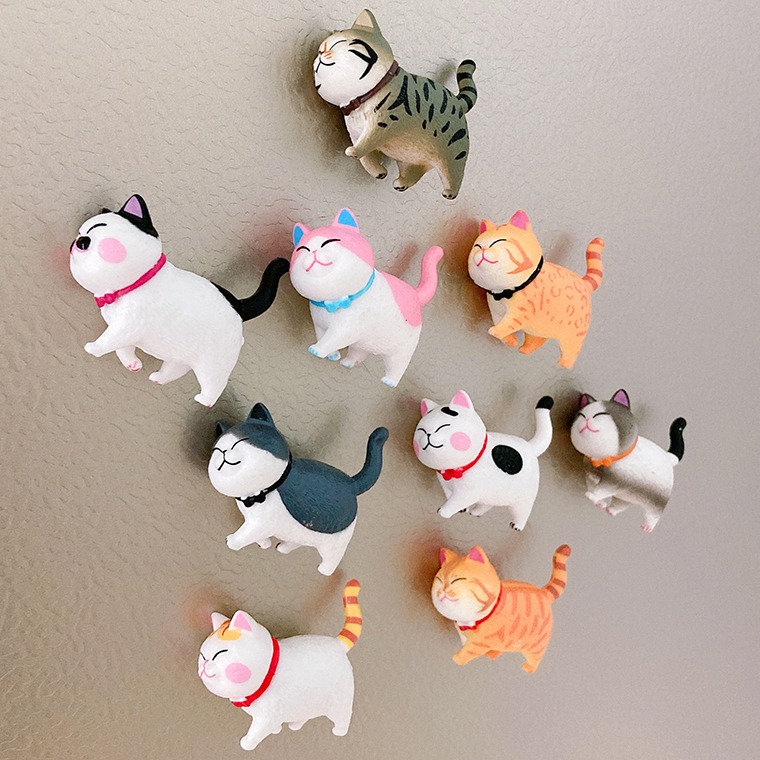 🐱 Cute Handmade Cat Lover Refrigerator Magnets-EchoDecor