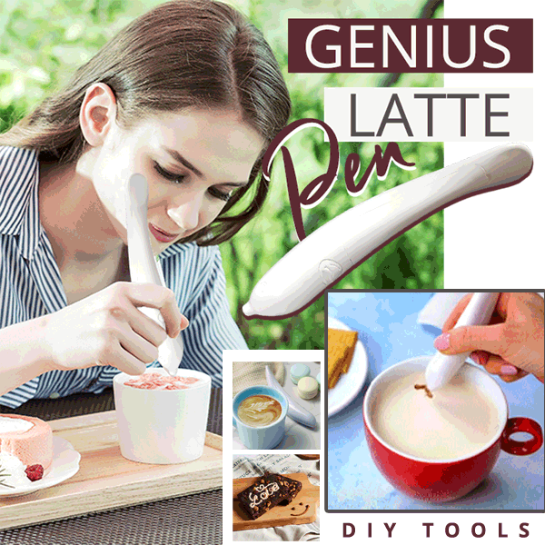 Coffee Carving Pens Genius-latte-pen-EchoDecor