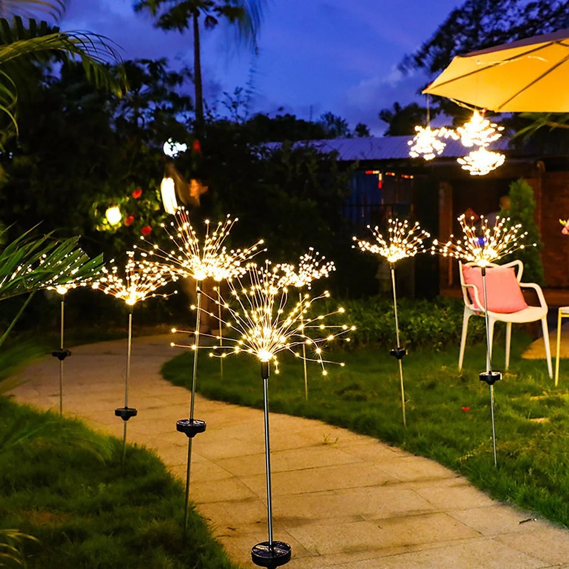 Solar Firework Light-EchoDecor