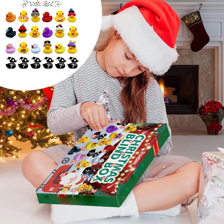 🎄🦆 Christmas Rubber Ducks Advent Calendar-EchoDecor